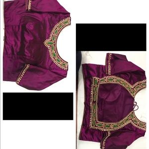 Purple blouse